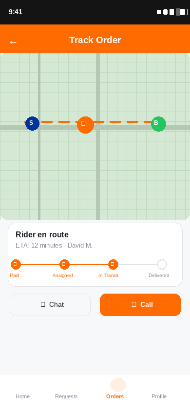 Order tracking