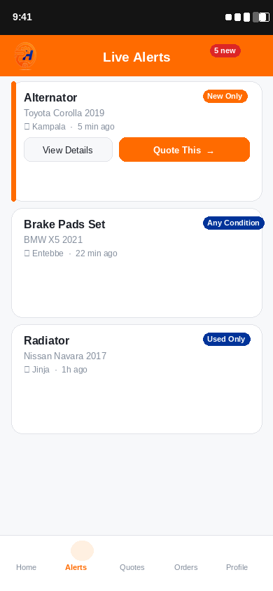 Seller alerts